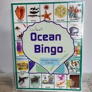 Lucy Hammett's Ocean Bingo Game Fun Family Educational Science Teacher's Edition